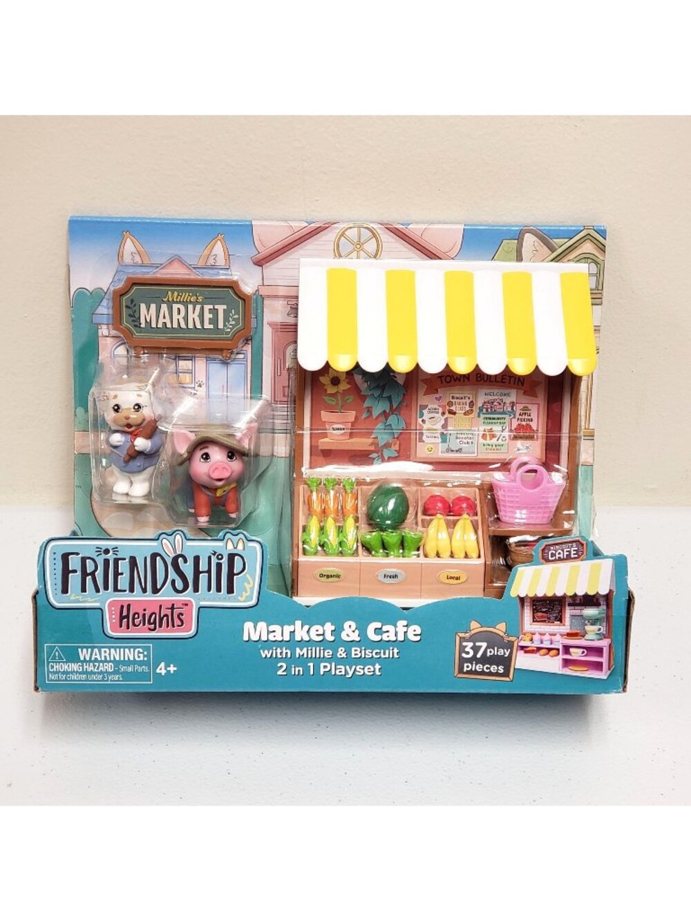 Friendship Heights Market & Cafe with Millie Pig Biscuit Cat Playset